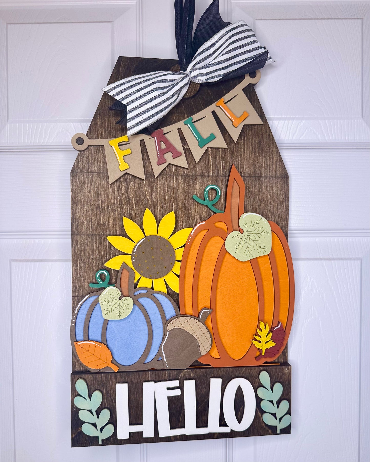 Fall Pumpkins Tag Insert