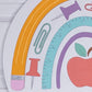 Personalized Classroom Door Hanger with Rainbow