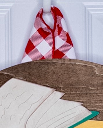 Personalized Classroom Door Hanger with Book Stack