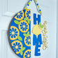 Home Sweet Home with Lemons (Blue)
