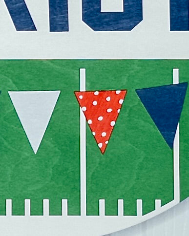 Go Team Football Door Hanger