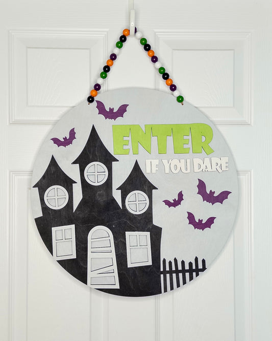 Enter if You Dare Door Hanger